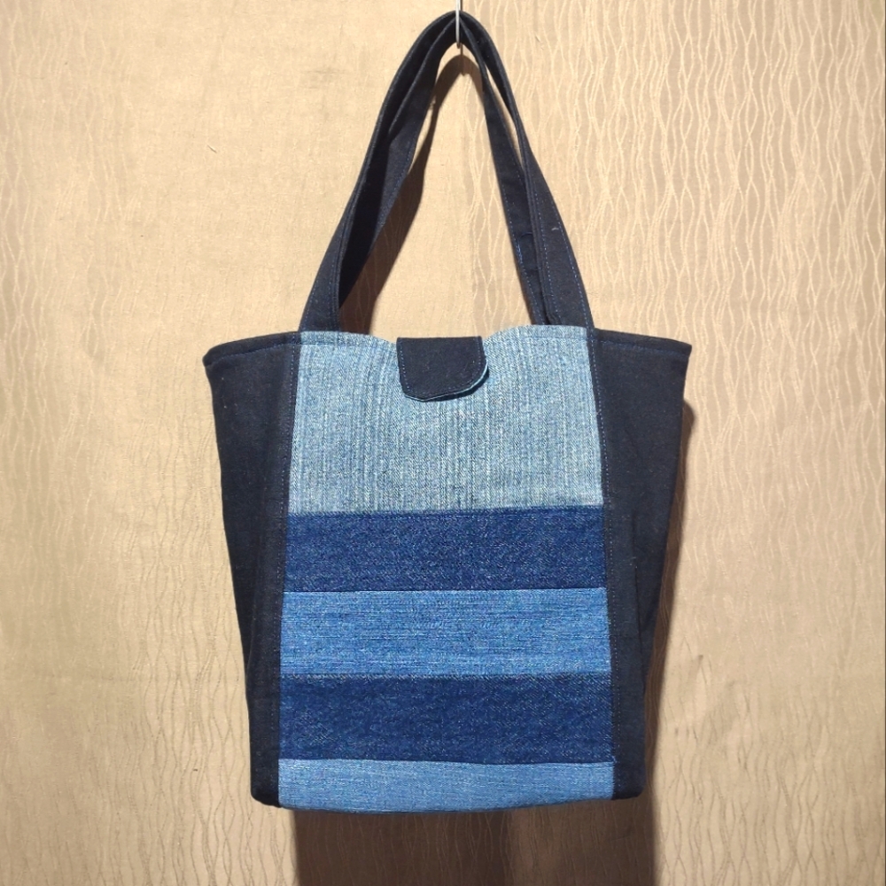 Handmade Upcycled Tote Bag 7